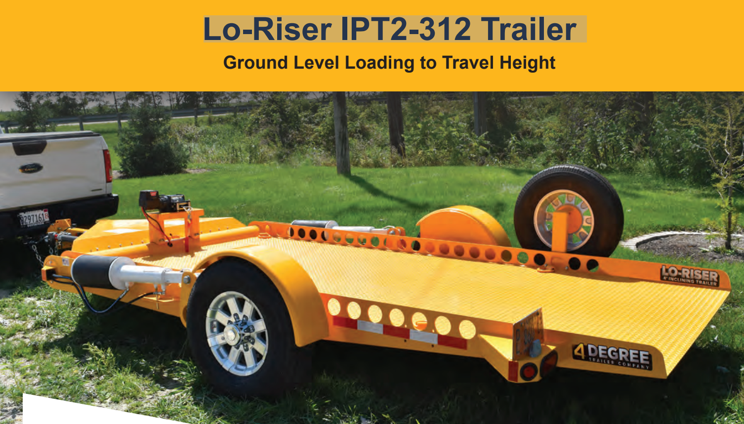 Why the Lo-Riser IPT2-312 Trailer is Perfect for You